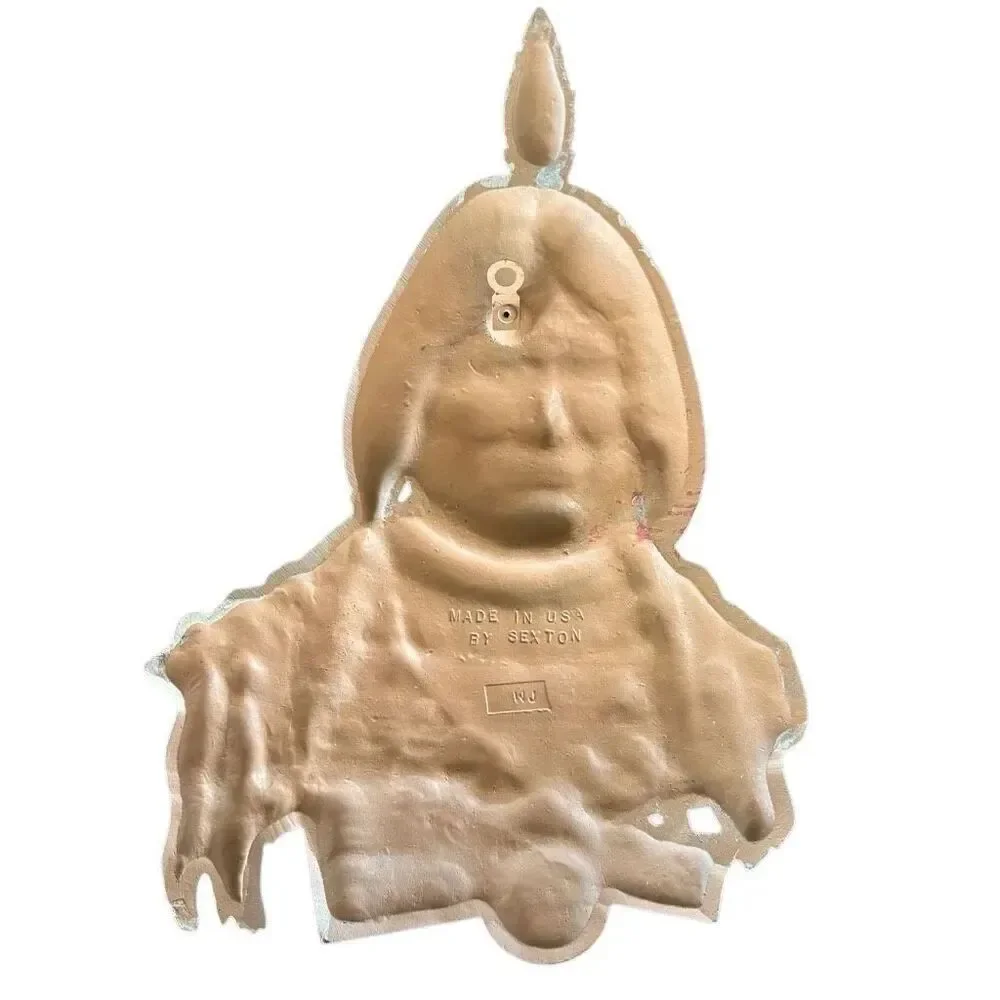 Sexton Metalcraft Vintage 1970 Native American Wall Hanging USA